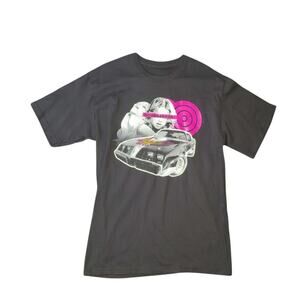 Vintage Hoobastank Band T-Shirt Graphic Tee Charcoal Grey Size Large